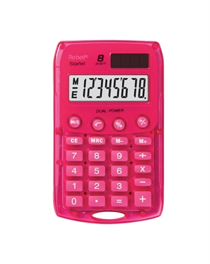 Rebell Starlet kalkulator różowa